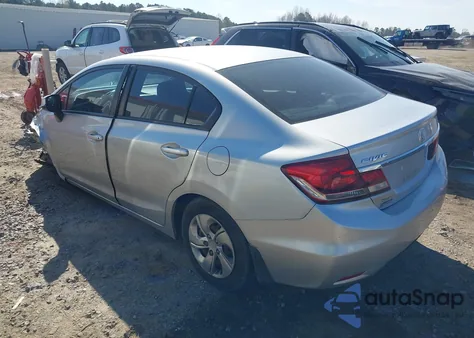 2013 Honda Civic Lx from USA, damaged, VIN 2HGFB2F52DH579448